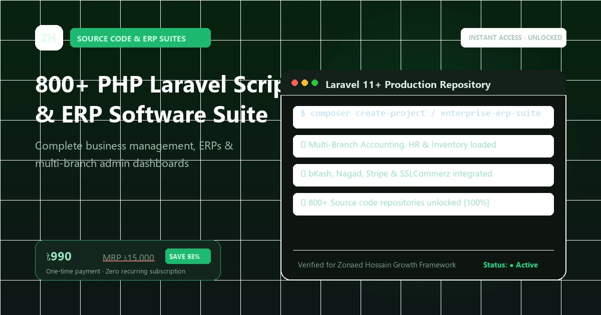 800+ PHP Laravel Scripts, ERP Software & Admin Templates preview 1